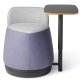 Office Master PLT-BT (OM Seating) Pouf with Backrest and Tablet Plot Twist