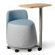 Office Master PLT-BT (OM Seating) Pouf with Backrest and Tablet Plot Twist