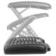 Mount-IT! MI-7808 Under Desk Footrest, Adjustable Height/Angle & Massaging Rollers