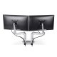 5902-124 Silver Evo Dual Cable Management