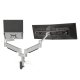 Independently position your monitors and laptop