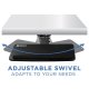 Mount-IT! MI-7132 Adjustable Keyboard and Mouse Platform w/ Wrist Rest Pad