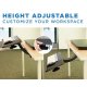 Mount-IT! MI-7139 Standing Keyboard and Mouse Platform