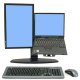 Ergotron 33-331-085 Neo-Flex Combo Lift Stand for LCD and Laptop