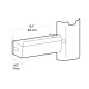 Ergotron 98-578-251 Wall Mount Printer Bracket