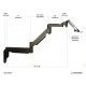 Extra Long Reach Wall Mount Laptop Arm EDL-1305W