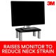 3M MS80B Adjustable Monitor Stand