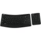 Front view of Microsoft CXD-00001 Bluetooth Wireless Mobile Keyboard 6000 and Number Pad