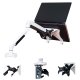 White Laptop Arm with 2 USB Ports - Height and Depth Adjustable - EDL-W