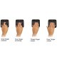 Logitech 910-002345 Wireless Touchpad shows One-finger control, Two-finger scrolling, Three-finger swipe and Four-finger swipe