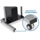 Mount IT! Height Adjustable Rolling Stand Up Desk - MI-7940