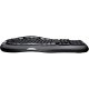 Logitech K350 Wireless Wave Shaped Keyboard with a Cushioned and Contoured Palm Rest