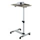 Mount-IT! Height Adjustable Rolling Laptop Cart - MI-7946