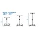 Mount-IT! Height Adjustable Rolling Laptop Cart - MI-7946