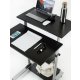 Mount IT! Height Adjustable Rolling Stand Up Desk - MI-7940