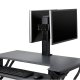 Ergotron 98-101-009 WorkFit Dual Monitor Double-Hinged Bow