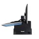 Ergotron 98-101-009 WorkFit Dual Monitor Double-Hinged Bow