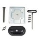 Parts of Ergotron 98-038 Grommet Mount for WorkFit-SR