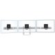 Ergotron 98-009-216 HX Triple Monitor Bow Kit - White