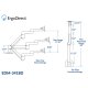 Technical drawing of EDM-3418D