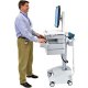 Inused image of  Ergotron SV32-51222 StyleView PHD LCD Cart with 2 Drawers and LiFe Powered (white/grey)