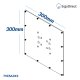 Innovative 7VESA3X3 VESA Adapter Plate Kit 300mm x 300mm