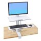 Ergotron 33-351-211 WorkFit-S, Single HD with Worksurface