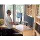 Ergotron 24-317-026 WorkFit-A, Single LD with Worksurface