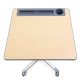 Large worksurface - Includes cup holder, tablet slot and pen tray, plus backpack hook