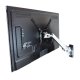 Ergotron 45-296-026 Height Adjustable Wall Mount Arm for TV, HD