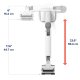 Ergotron 45-475-216 HX Desk Mount Single Monitor Arm (white)
