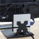 Ergotron 33-322-200 DS100 Dual-Monitor Desk Stand, Horizontal