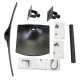 Ergotron 33-322-200 DS100 Dual-Monitor Desk Stand, Horizontal