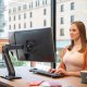 Ergotron MXV Desk Mount Dual Monitor Arm (matte black) 45-496-224