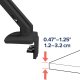 Ergotron MXV Desk Mount Dual Monitor Arm (matte black) 45-496-224