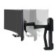 Ergotron TDD-MA-GR-224 TRACE Dual Monitor Mount with Grommet Clamp (black)