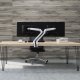 Ergotron 45-496-216 MXV Desk Mount Dual LCD Monitor Arm (white)