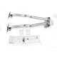 Ergotron 45-496-026 MXV Desk Mount Dual Monitor Arm (polished aluminum)