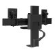 Ergotron 45-631-224 TRACE Dual Monitor Desk Mount (matte black)