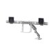 Ergotron 45-476-026 HX Desk Mount Dual Monitor Arm (polished aluminum)