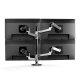 Ergotron 45-549-026 LX Dual Stacking Arm, Tall Pole (polished aluminum)