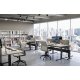 Workrite ASCENT4 EX 3-Stage, 2-Leg Electric Sit-Stand Desk
