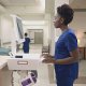 Ergotron C50-3500-0 Light-Duty CareFit Slim 2.0 LCD Medical Cart, No Drawer