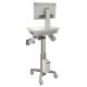 Back view of Ergotron C50-3510-0 CareFit Slim 2.0 LCD Cart, 1 Drawer