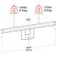 Ergotron 98-678-629 Horizontal T-Slot Channel, VESA Mount​