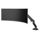 Ergotron 45-693-224 HX Desk Curved Monitor Arm with VHD Pivot (matte black)