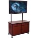 Luxor WPVC65E Mobile Platform LCD (upto 50") Stand and Plasma Flat Panel TV Console Cabinet