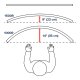 Ergotron 45-693-224 HX Desk Curved Monitor Arm with VHD Pivot (matte black)