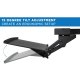 MOUNT-IT! Under Desk Computer Keyboard and Mouse Tray - MI-7135