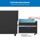 MOUNT-IT! MI-944 Slim Rolling File Cabinet with 3 Drawers